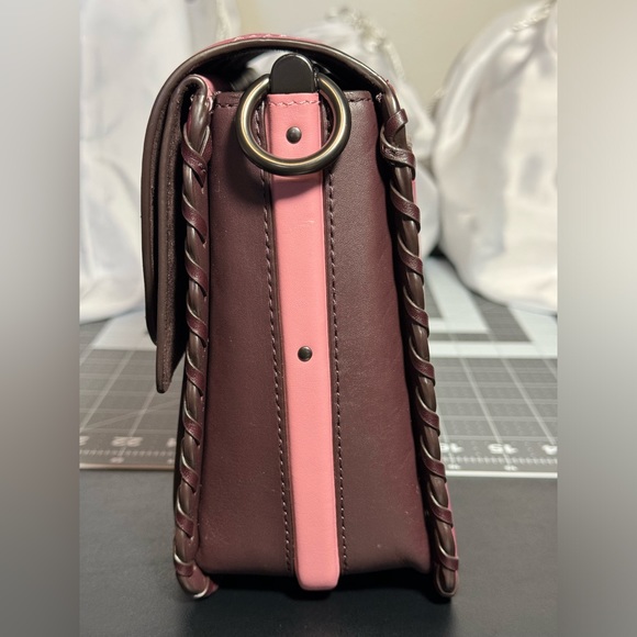 Coach Upcrafted Dreamer Shoulder Bag In Colorblock With Whipstitch & Quilting - Picture 10 of 15